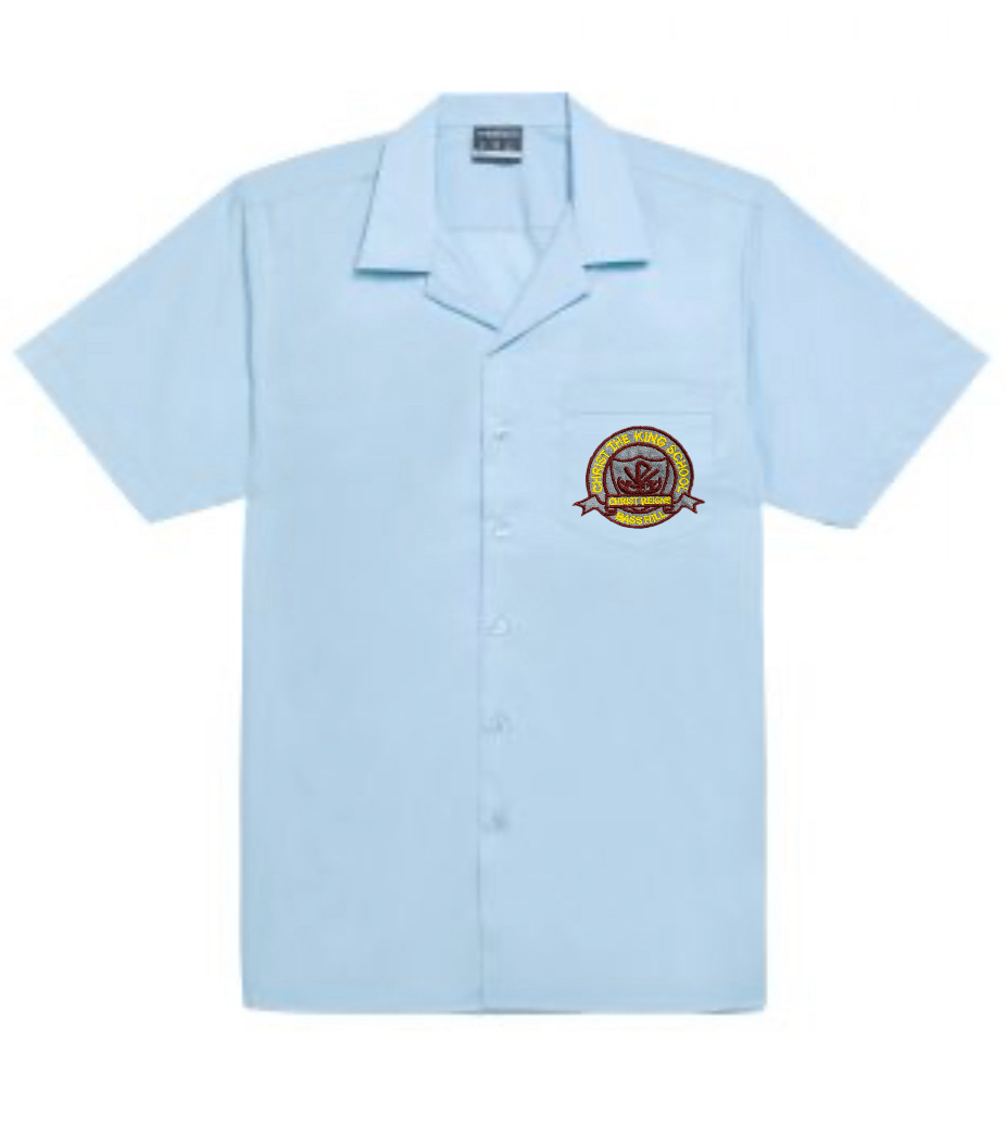 Short Sleeve Shirt Blue Shirt with CTK emblem