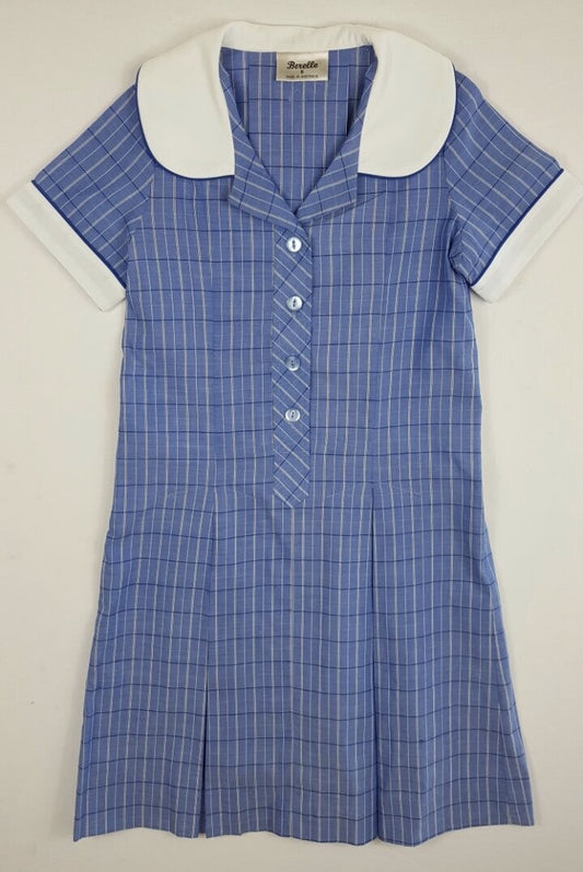 Summer Blue Check Dress