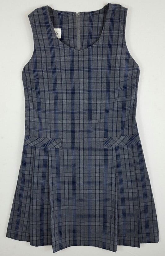 Winter Grey Check Dress