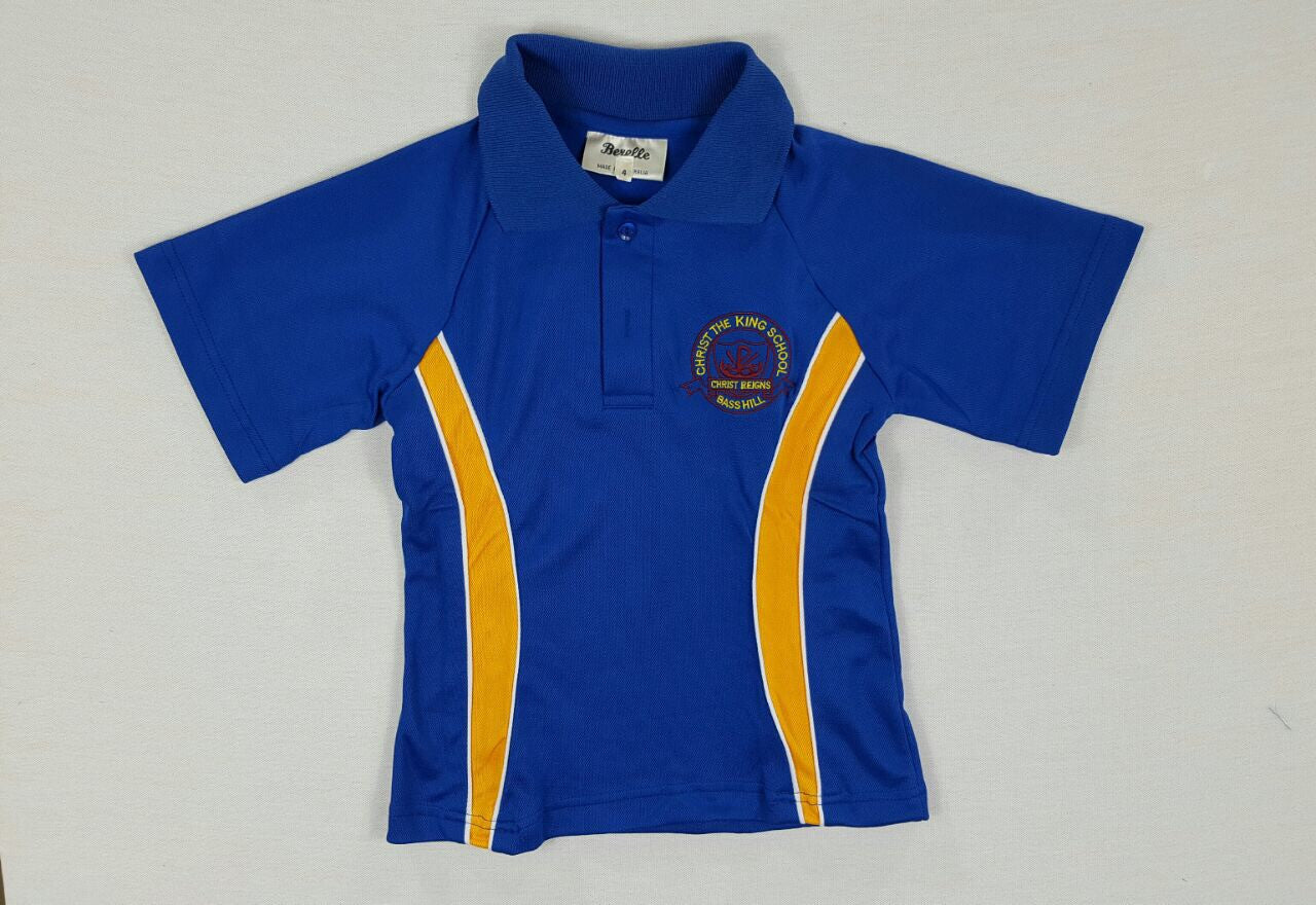 Short Sleeve Royal Blue Sports Polo