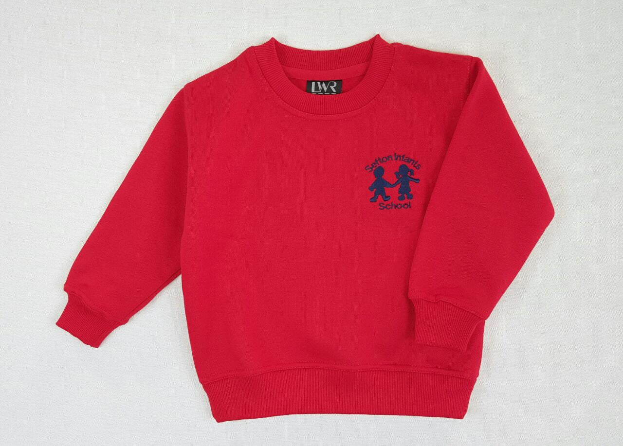 Fleecy Jumper Red