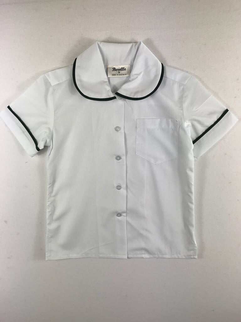 Short Sleeve White Blouse