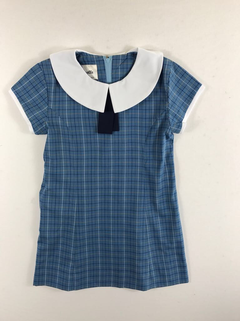 Summer Blue Check Dress