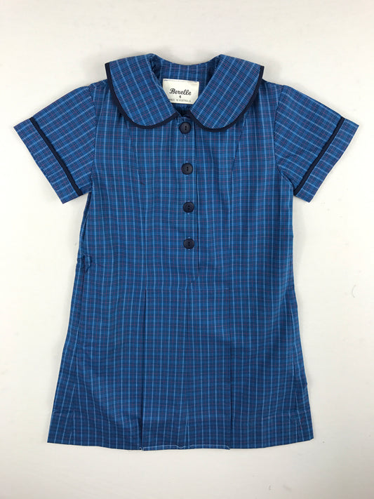 Summer Blue Check Dress