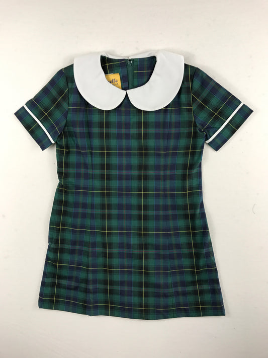 Summer Blue/Green Check Dress