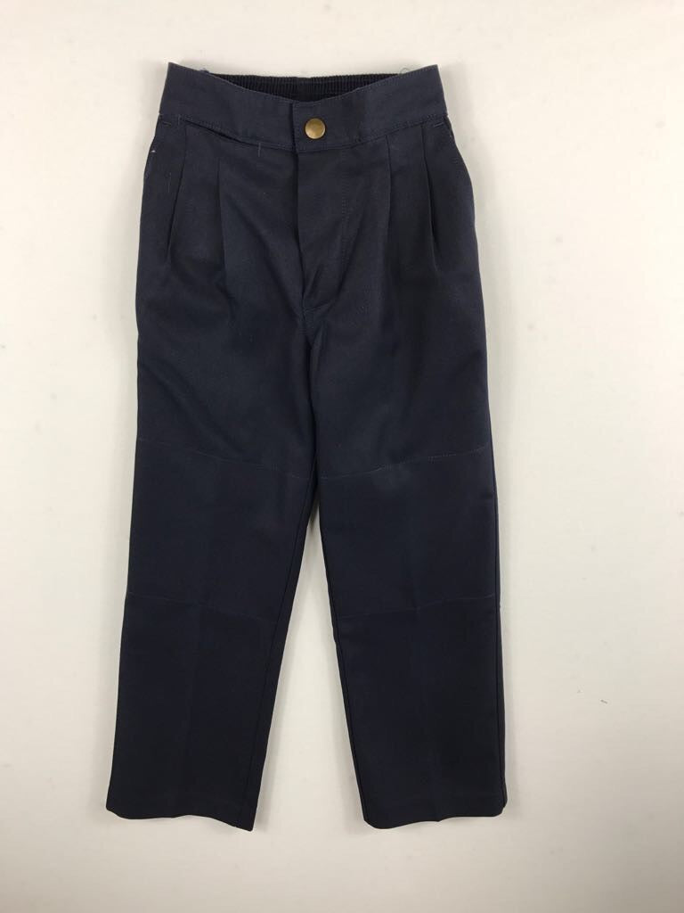 1/2 Elastic Melange Navy Pants