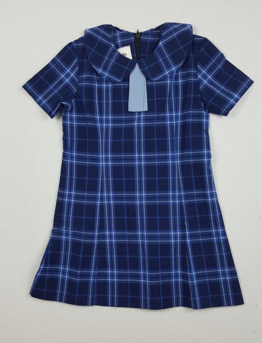 Summer Navy Check Dress